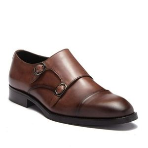 New To Boot New York Mens Monk Strap Loafers 10 m